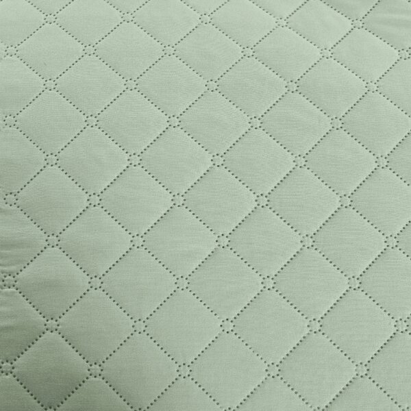 Přehoz na postel MICROVELLE, zelený Rozměr: 170 x 210 cm