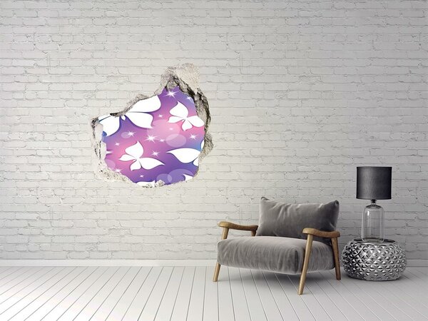 Díra 3D fototapeta nástěnná Květinový sen v růžových tónech nd-p-82993936