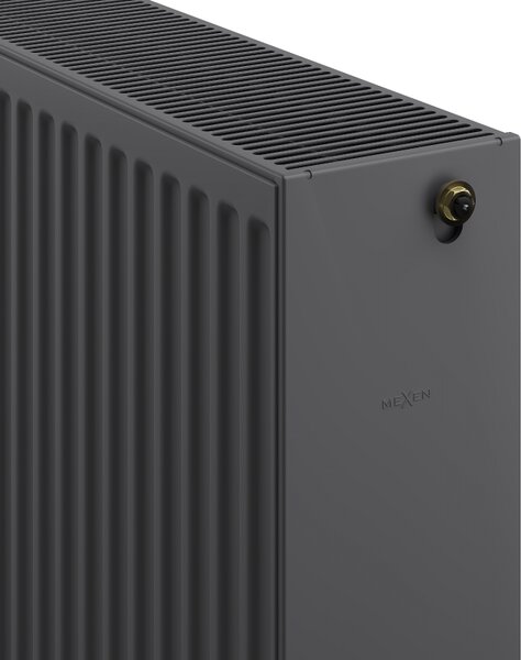 Mexen CC33 deskový radiátor 600 x 1000 mm, spodní středové připojení, 2335 W, antracit - W6C33-060-100-66