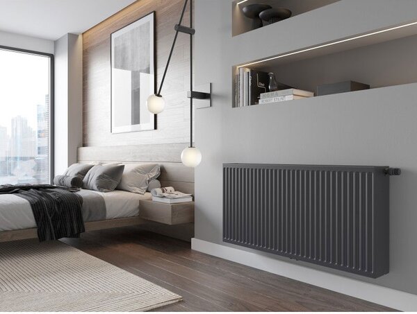 Mexen CC33 deskový radiátor 600 x 1000 mm, spodní středové připojení, 2335 W, antracit - W6C33-060-100-66