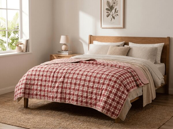 Přehoz na postel TARTAN HEART, barevný Rozměr: 170 x 210 cm