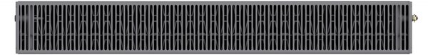 Mexen CC33 deskový radiátor 600 x 1000 mm, spodní středové připojení, 2335 W, antracit - W6C33-060-100-66
