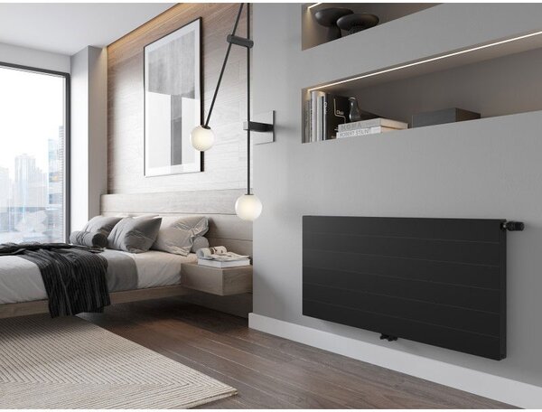Mexen Line CCL11 deskový radiátor 300 x 1400 mm, spodní středové připojení, 637 W, černý - W6C11L-030-140-70