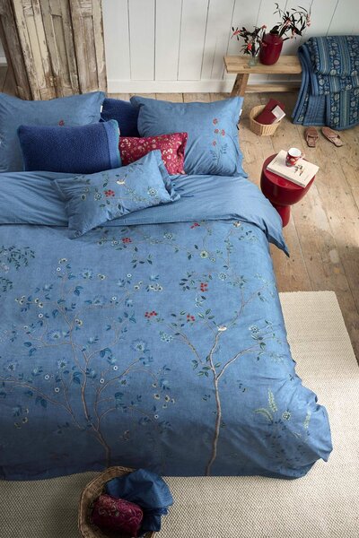 Pip Studio perkálové povlečení Desi Garden Blue - 140 x 200 cm