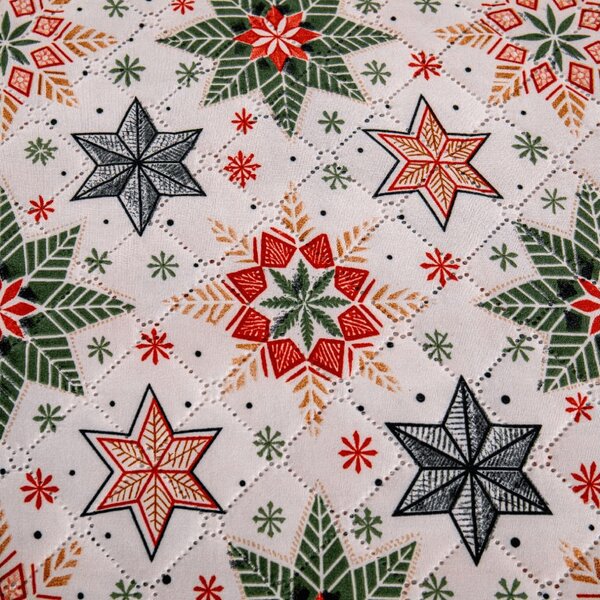 Přehoz na postel CHRISTMAS STAR, barevný Rozměr: 220 x 240 cm