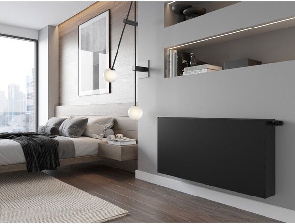 Mexen Line CCL33 deskový radiátor 900 x 1200 mm, spodní středové připojení, 3601 W, černý - W6C33L-090-120-70