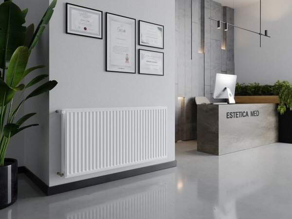 Mexen CH20 Hygienický deskový radiátor 600 x 500 mm, boční připojení, 550 W, bílý - W420H-060-050-00