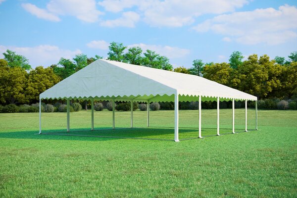 Párty stan 8x10 m PREMIUM - ohnivzdorný barva Bílá