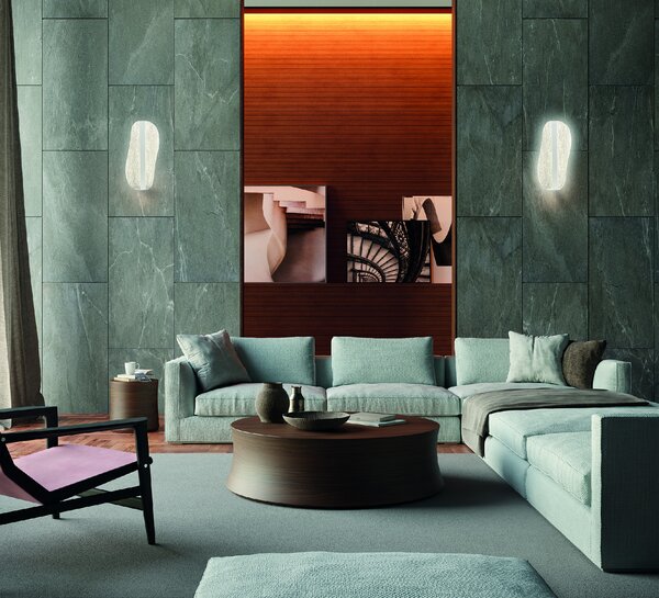 Mantra 7767 Bianca, moderní bílé nástěnné svítidlo LED 15W 3000K, výška 45cm