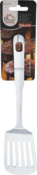 Obracačka MagicHome, kuchynská, nerez, s otvormi, 34 cm