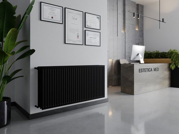 Mexen CH30 Hygienický deskový radiátor 500 x 600 mm, boční připojení, 778 W, černý - W430H-050-060-70