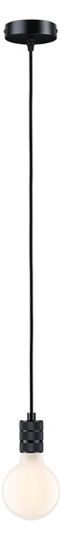 Paulmann 78432 Tilla, černé svítidlo pro dekorativní žárovku, 1x60W E27 délka 210cm