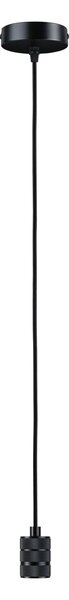 Paulmann 78432 Tilla, černé svítidlo pro dekorativní žárovku, 1x60W E27 délka 210cm