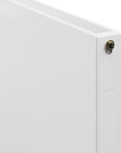 Mexen, Mexen Flat CVF21 panelový radiátor 600 x 400 mm, spodní připojení, 484 W, bílý - W621F-060-040-00