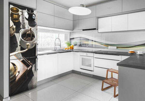 Samolepící nálepka na ledničku Mlýnek káva FridgeStick-70x190-f-124315859