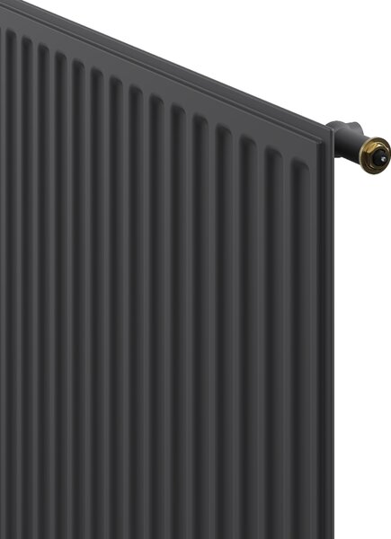 Mexen CVH10 Hygienický deskový radiátor 500 x 1000 mm, spodní připojení, 530 W, antracit - W610H-050-100-66