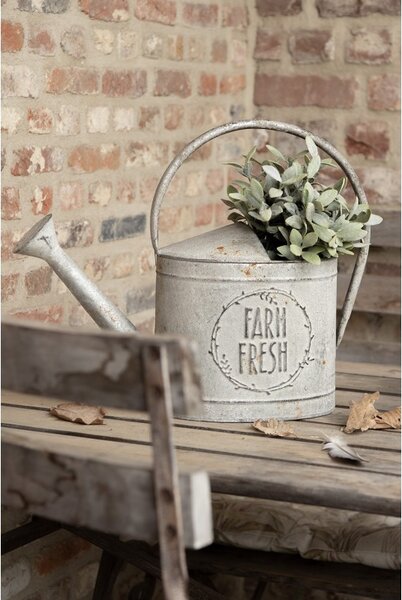 Dekorativní šedá retro konev Fresh farm - 45*16*33 cm - Clayre & Eef