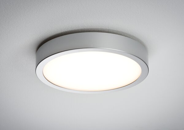 Paulmann 70654 Lunar, matně chromové stropní LED svítidlo, 12,7W LED 3000K, prům. 22cm