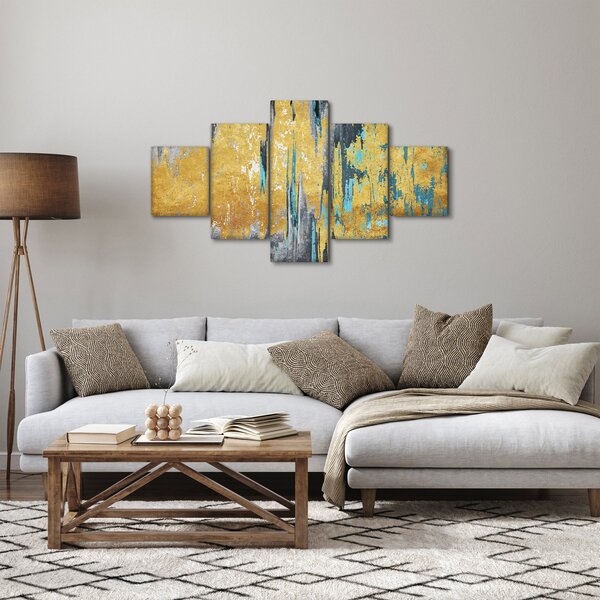 Obraz - Zlatý design (125x70 cm)