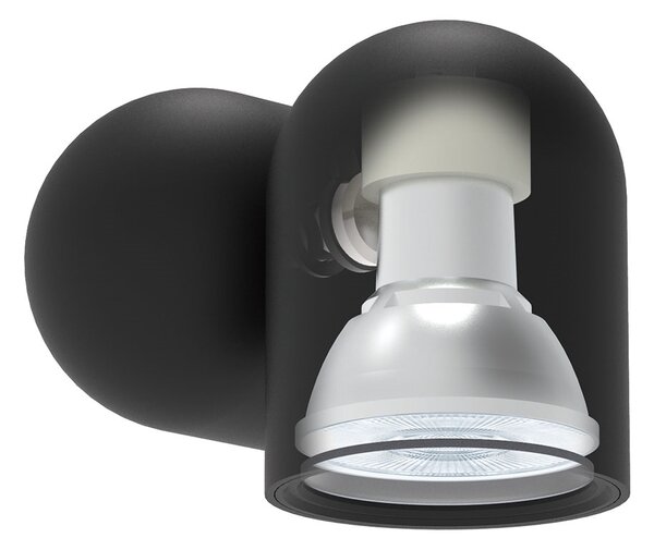 Mantra 7295 Ios, nástěnné/stropní svítidlo 1xGU10, černá, průměr 6cm
