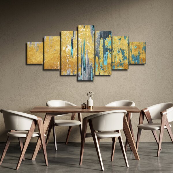 Obraz - Zlatý design (210x100 cm)