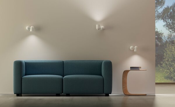 Mantra 7295 Ios, nástěnné/stropní svítidlo 1xGU10, černá, průměr 6cm