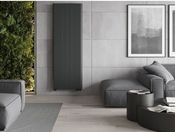 Mexen Line VR20SL radiátor deskový 1800 x 600 mm, dolní středové připojení, 1308 W, antracit - W6VR20SL-180-060-66