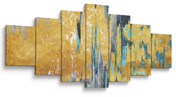 Obraz - Zlatý design (210x100 cm)