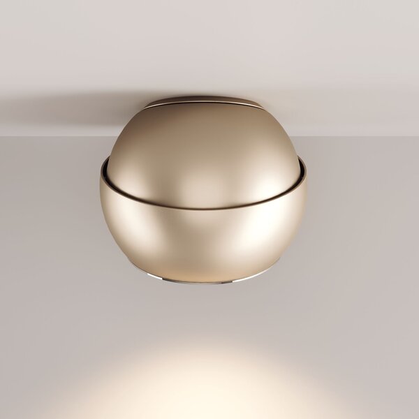 Lodes 18340 2027 Spider, černé stropní svítidlo se směrováním světla, 10W LED 2700K stmívatelné, prům. 12cm