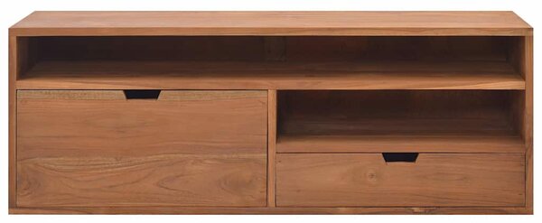 TV stolek 110 x 30 x 40 cm masivní teakové dřevo 326119