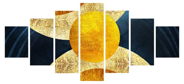 Obraz - Kruhy (210x100 cm)