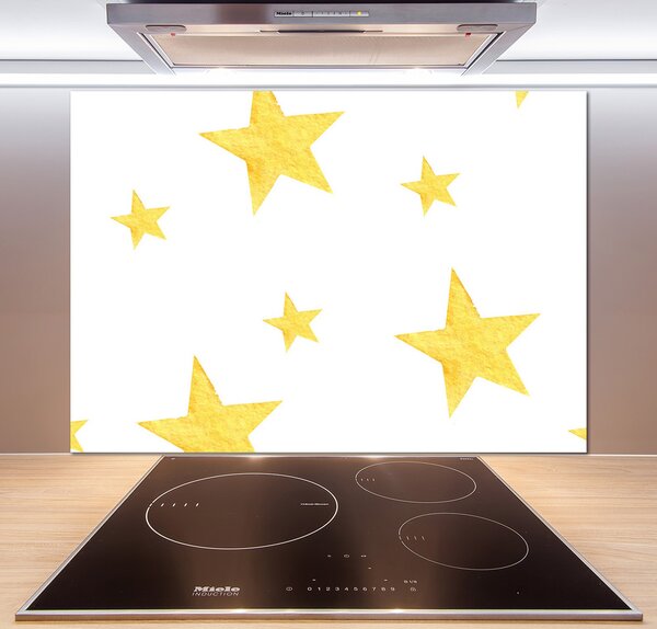 Panel do kuchyně Žluté hvězdy pl-pksh-100x70-f-127105931