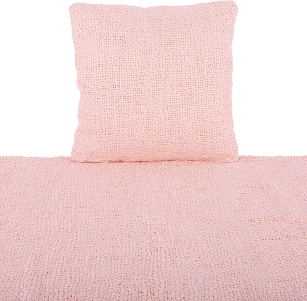 Růžový polštář s výplní Ibiza blush pink - 60*60cm - Collectione