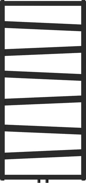 Mexen Zoom dekorativní koupelnový radiátor 1100 x 530 mm, 376 W, černý - W130-1100-530-00-70