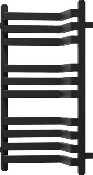 Mexen Loop koupelnový rohový radiátor 750 x 375 mm, 413 W, černý - W129-0750-350-00-70