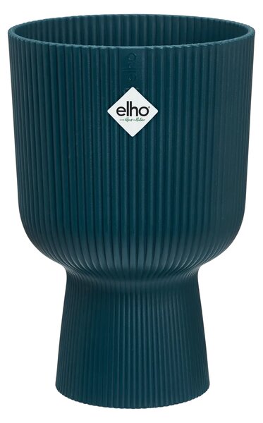 Elho plastový květináč Vibes fold Coupe deep blue Ø 14 cm