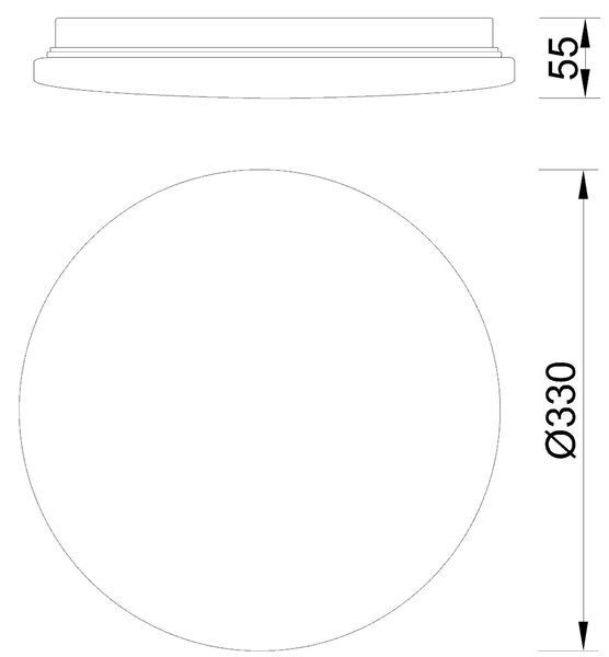 Mantra 5948 Zero Smart, stmívatelné stropní LED svítidlo s dálkovým ovladačem , 40W LED, prům 33cm, Bluetooth