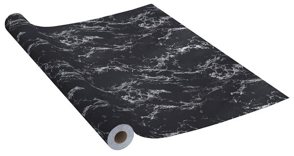 Samolepící tapeta na nábytek černý kámen 500 x 90 cm PVC 326143