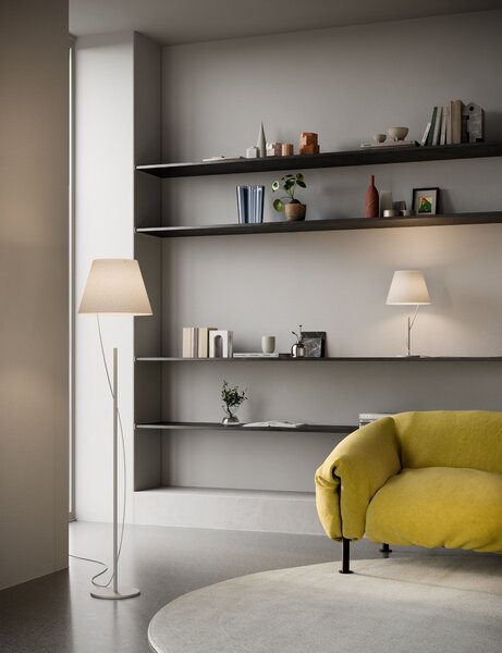 Lodes 18480 1027 Hover, bílá designová stolní lampa s dotykovým ovládáním, 6W LED 2700K, výška 51,5cm