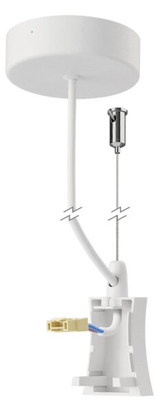 Mantra 7548-2X7550-3X7552-7553 Hanok, lineární bílé závěsné svítidlo LED 190W 3000K 50°, délka 600cm