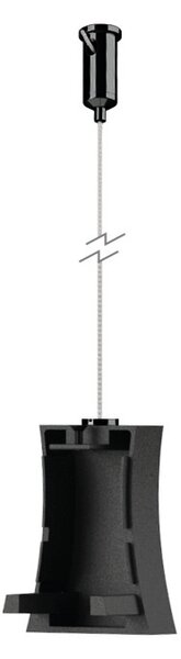 Mantra 7554-2X7556-7559 Hanok, lineární černé závěsné svítidlo LED 76W 3000K 50°, délka 240cm