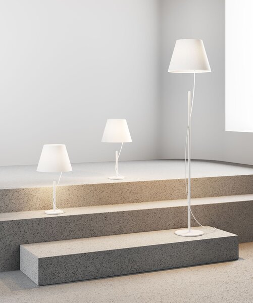 Lodes 18480 1027 Hover, bílá designová stolní lampa s dotykovým ovládáním, 6W LED 2700K, výška 51,5cm