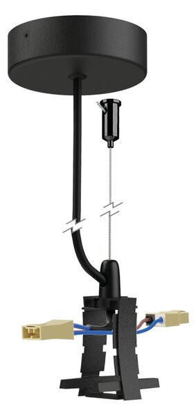 Mantra 7554-2X7556-7559 Hanok, lineární černé závěsné svítidlo LED 76W 3000K 50°, délka 240cm