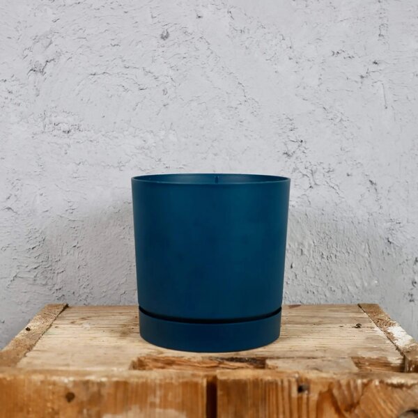 Prosperplast plastový květináč Tubo P ocean blue Ø 18 cm