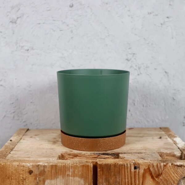 Prosperplast plastový květináč Tubo PM pine green Ø 18 cm