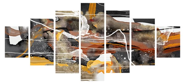 Obraz - Abstrakce (210x100 cm)