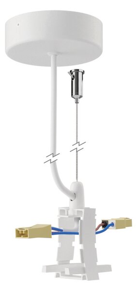 Mantra 7548-2X7550-3X7552-7553 Hanok, lineární bílé závěsné svítidlo LED 190W 3000K 50°, délka 600cm