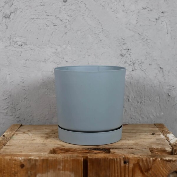Prosperplast plastový květináč Tubo P light grey Ø 15 cm