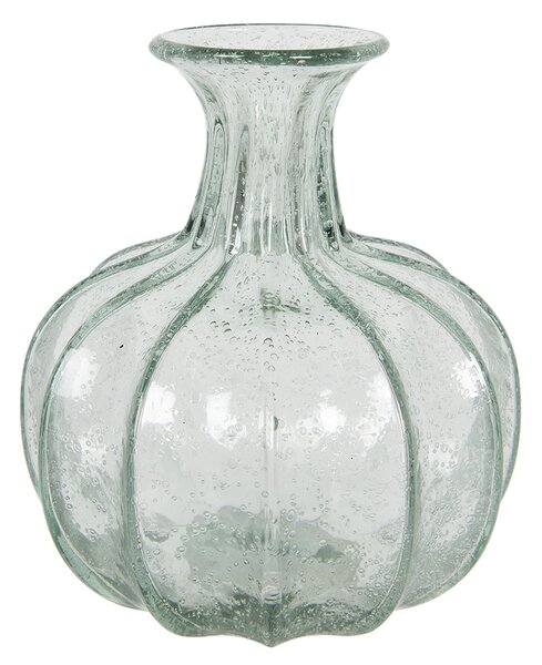 Skleněná baňatá váza Ruby - Ø 18*21 cm