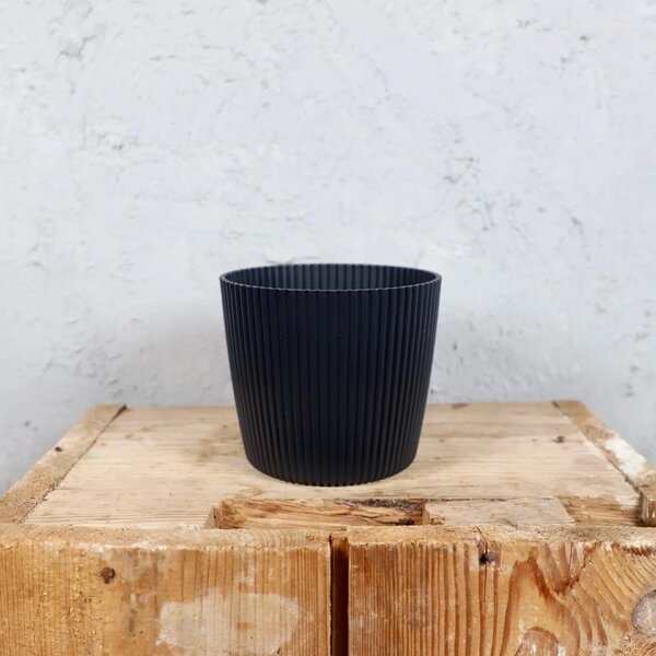 Prosperplast plastový květináč Milly round antracit Ø 10 cm